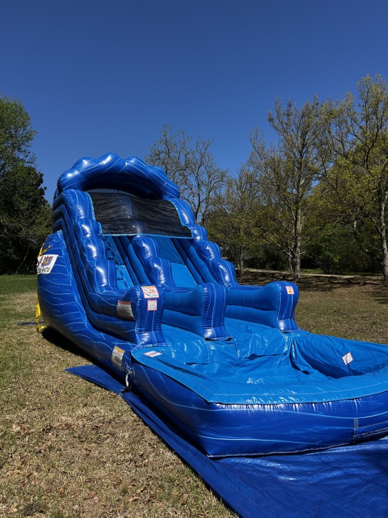 16ft Blue Marble Slide