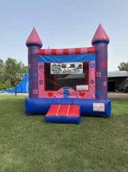 Pink and Purple Bounce House