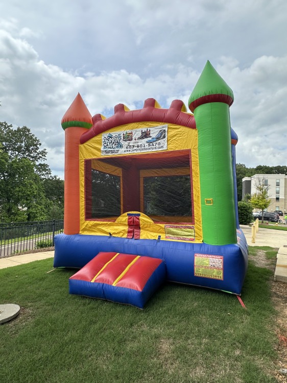 Multi-Colored Bounce House